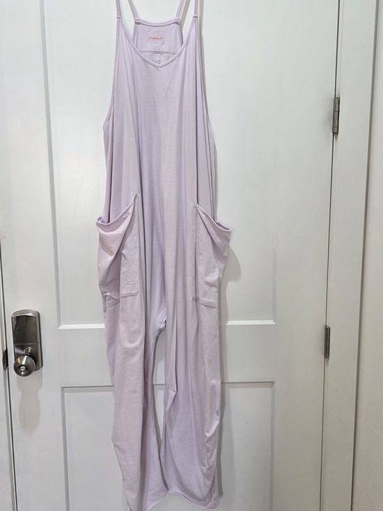 Free People Pants - Free People Lilac Sleeveless Jumpsuit with Pockets